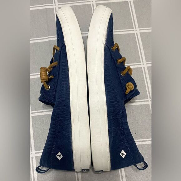 Sperry Top Sider Crest Vila Womens Size 8 Navy Shoes Sneakers Slip on Flats - Picture 9 of 11